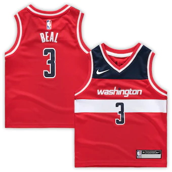 preschool nike bradley beal red washington wizards replica-341